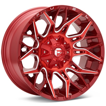 Fuel Off-Road Twitch Candy Red w/Milled Accent