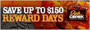 Dick Cepek Wheels: Cepek'n Reward Days. Save Up to $150.
