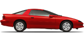 Vehicle in session - 1994 Chevrolet Camaro  Bright Red