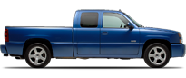 Vehicle in session - 2004 Chevrolet Silverado SS  Arrival Blue