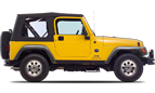 Vehicle in session - 2004 Jeep Wrangler X  Solar Yellow