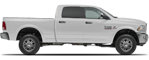 Vehicle in session - 2016 RAM 2500 4WD Mega Cab  Bright White