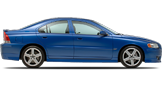 Vehicle in session - 2004 Volvo S60 R  Sonic Blue